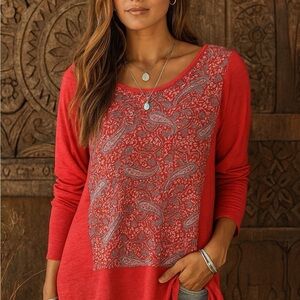 Lucky brand flowy boho top ❤️